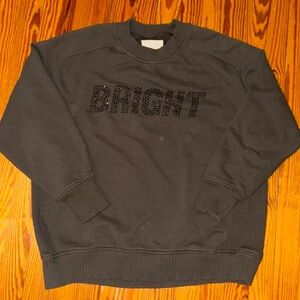 Green crewneck sweater